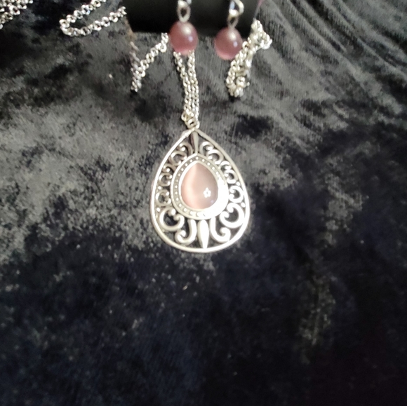 ❤Long necklace with earrings❤ - Picture 2 of 5